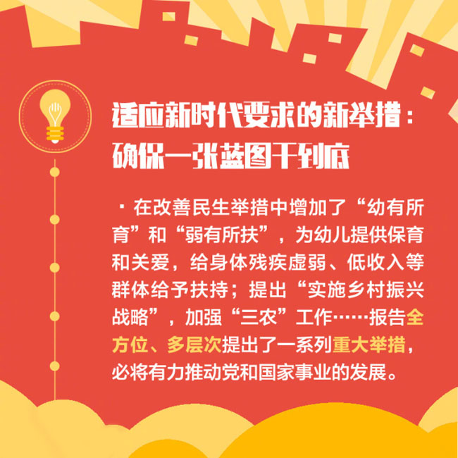 划重点！十九大报告有这些“新”－－新思想，新论断，新提法，新举措