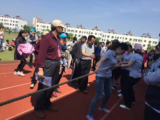 我校职工积极参与怀宁县第三届职工运动会