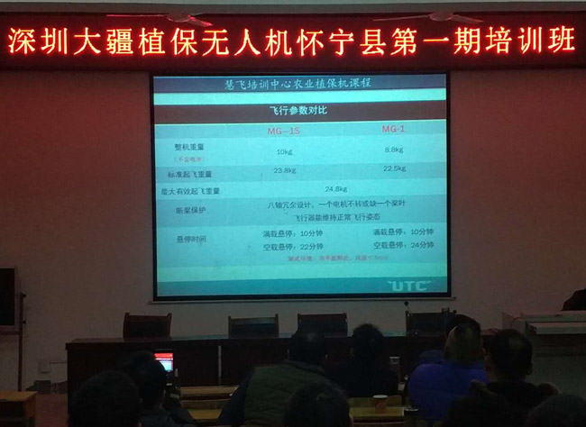 怀宁县中等专业学校举办大疆植保无人机培训