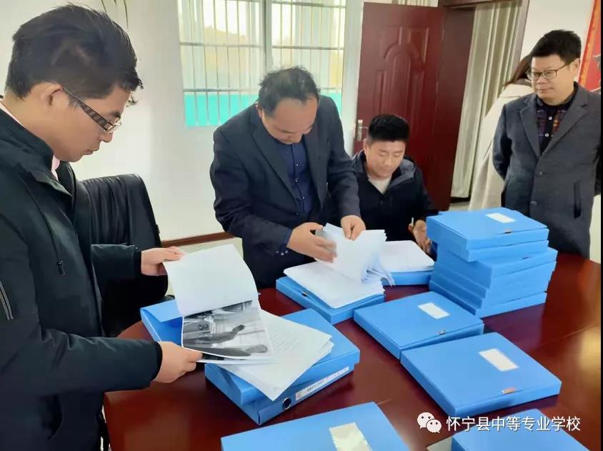 互动学习交流 共谱教育新篇一怀宁县中等专业学校到育儿初中学习交流