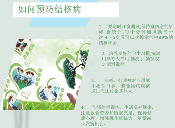 预防肺结核宣传