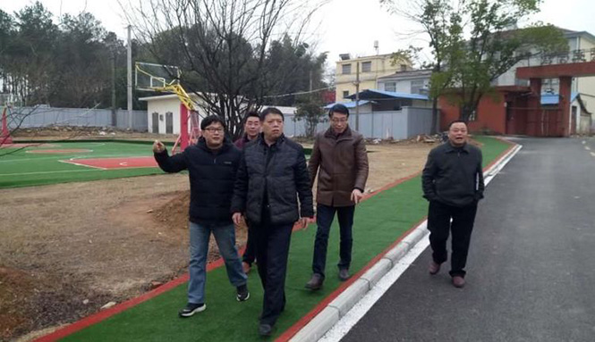 市县教育主管部门领导实地调研怀宁县中等专业学校