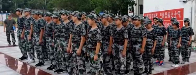 怀宁中专学校2018年新生军训开营