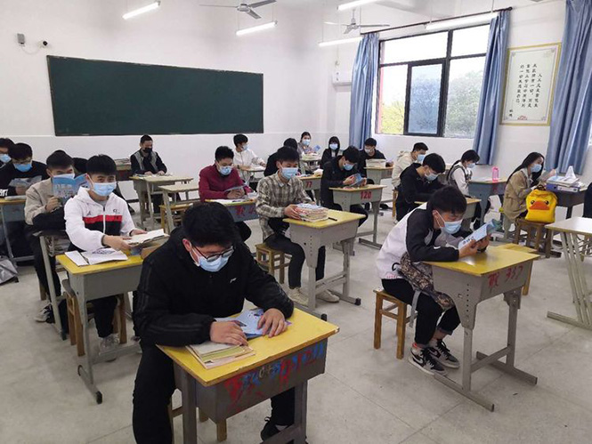 回到熟悉的地方，开启全新征程—怀宁县中等专业学校高三学生顺利复课