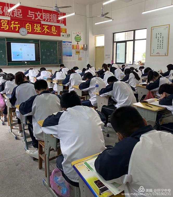 县中专学校普通学子的每一天