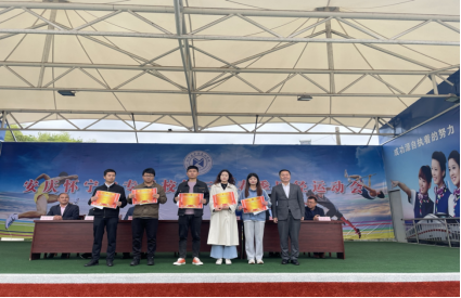 怀宁县中等专业学校第三届田径运动会胜利闭幕