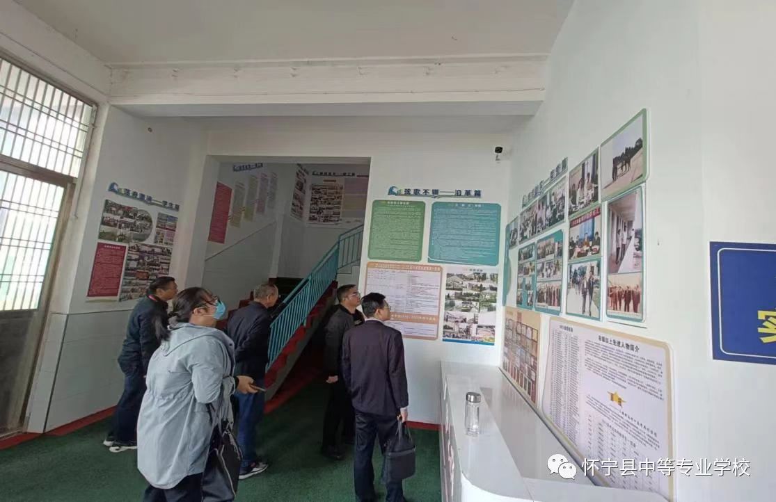 县教育局到怀宁县中等专业学校检查指导工作